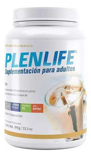 Fórmula Br+ 945gr Polvo Plenlife Sabor Capuchino