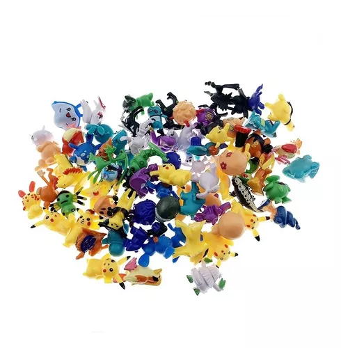 Kit 24 Miniaturas Pokémon Brinquedo Sortidos 3,5cm No Brasil