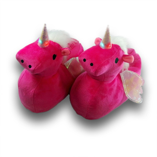 Pantufla De Unicornio Con Luz Led Envio Gratis