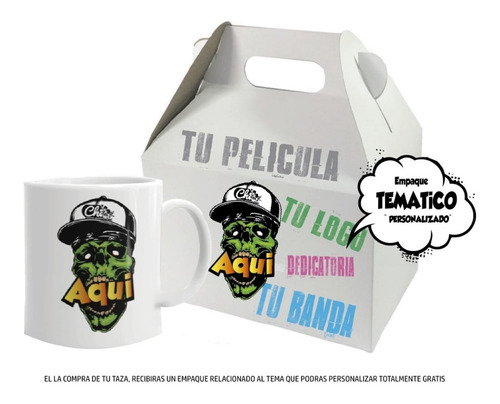 Extraño Mundo De Jack Tim Burton Taza Sublimada 11 Oz 1 Pza