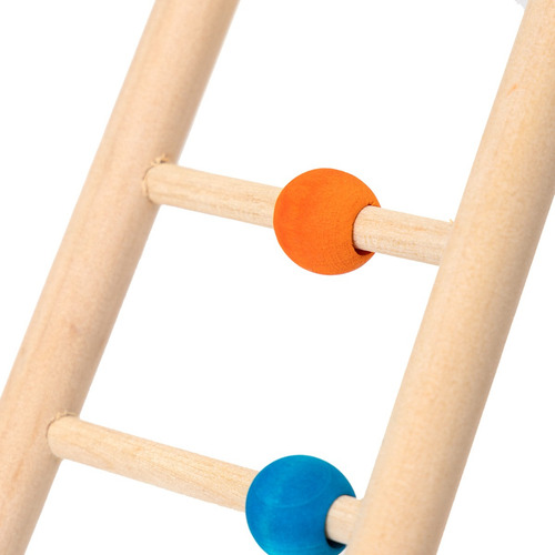 Nobleza Escalera Vertical Para Hamster Y Aves 2-pzs Marrón Claro