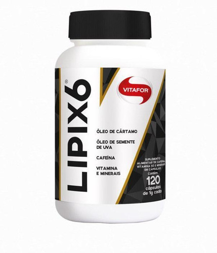Lipix 6 (1000mg) 120 Cápsulas - Vitafor