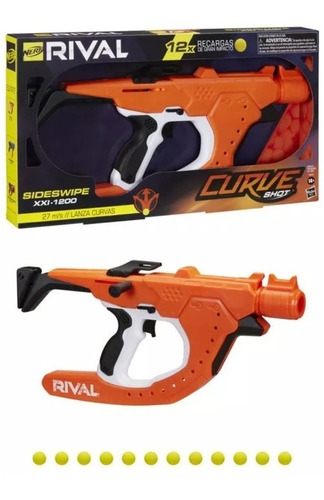 Lanzador Nerf Rival Curve Shot Sideswipe Xxi-1200 / Diverti