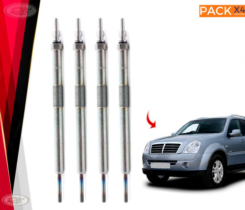 Pack 4uds Bujias Incand Ssangyong Rexton 2.0 2013-2014-2015