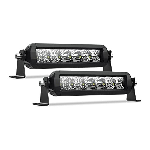 Barra De Luz Led De 6 Pulgadas, 2 Piezas, Diseño Sin T...