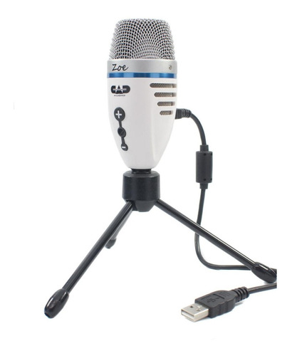 Microfono Cad Zoe Condensador Usb Salida Auriculares Oferta!
