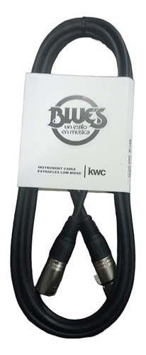 Cable Blues Kwc P/micrófono Xlr Canon-canon 9mts Oferta!