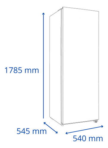 Freezer Empotrable Panelable James Fvj 265 Emp Frio Seco Eh