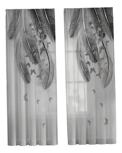Cortinas De Tul Para Ventana, Cortinas De Tul Gris Para