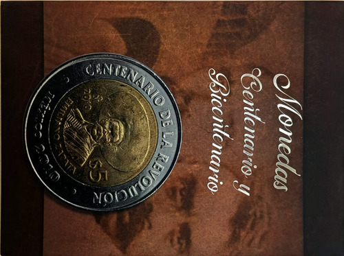 Álbum Completo Monedas De 5 Pesos Conmemorativas Circuladas (Usado)