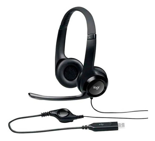 Audifono Microfono Usb Diadema Pc Laptop Zoom Clases Callcen