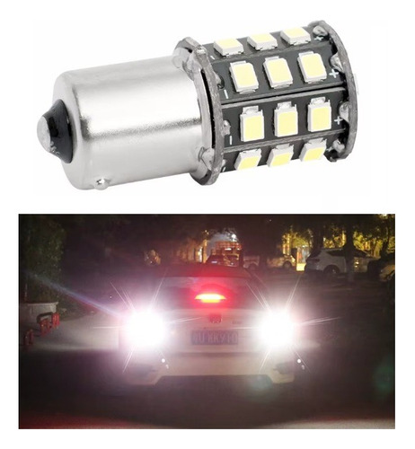 Lampara 1 Polo 33 Led Smd Blanco Super Brillo Potente 12v 1 Polo Blanco Frío