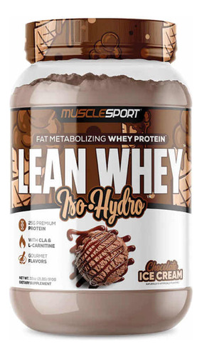 Lean Whey Iso Hydro Gourmet Protein 2lb Chocolate Ice Cream