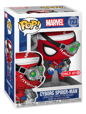 Funko Pop Cyborg Spider-man #723 Only At Target Detalle