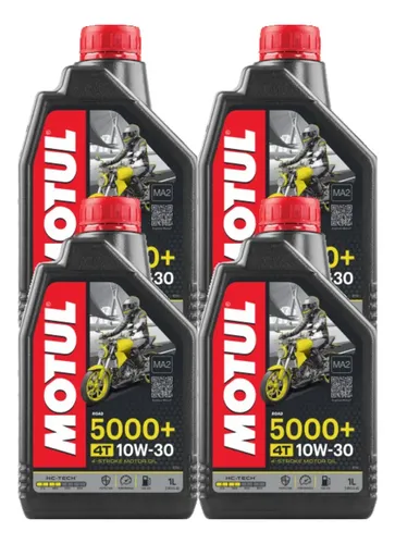 Óleo de motor Motul semi-sintético 10W-30 para moto/quadriciclo de