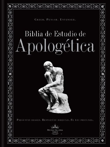 Biblia Rvr 1960 De Estudio De Apologetica, Negro, Tapa Dura