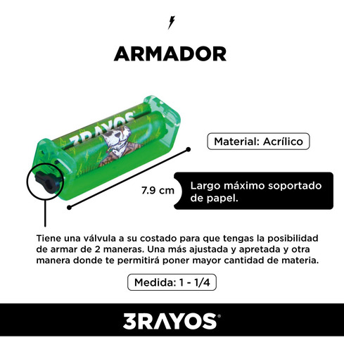 Kit Armador De Cigarrillo + Sedas Y Tips X 100 + Lata 3rayos Panda