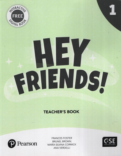 Hey Friends 1 - Teacher's Book, de Foster, Frances. Editorial Pearson, tapa blanda en inglés internacional, 2018