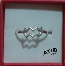 Comprar Anillos De Acuario Y Demás Signos Del Zodíaco, De Plata 925.