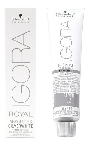 Tintura Schwarzkopf Igora Royal Absolutes Silverwhite 60ml