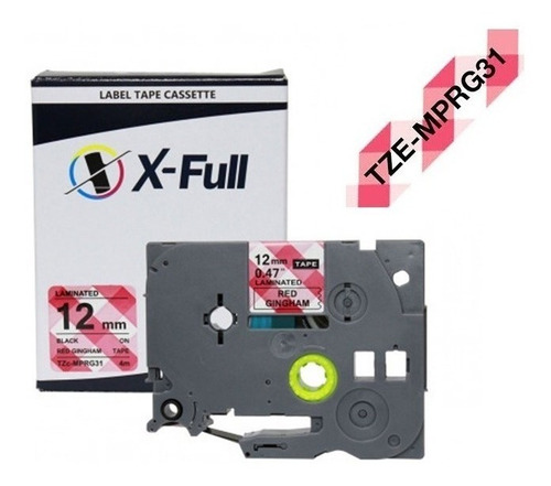 Imagem 9 de 10 de Fita Compativel P/ Uso Rotulador Brother Pt-h110 Tze-mprg31