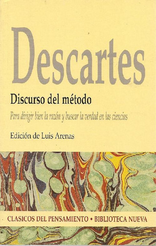 Libro Descartes Discurso Del Metodo De René Descartes Luis A