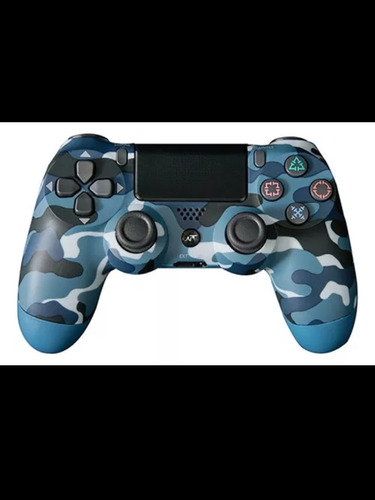 Ps4 Control Camuflado Azul