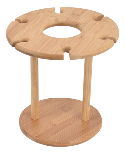 Soporte Para Copas De Vino De Bambú, Moderno Y Minimalista,