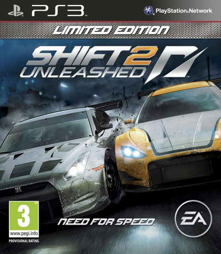Need For Speed Shift 2 Unleashed Ps3 Mídia Física (Usado)