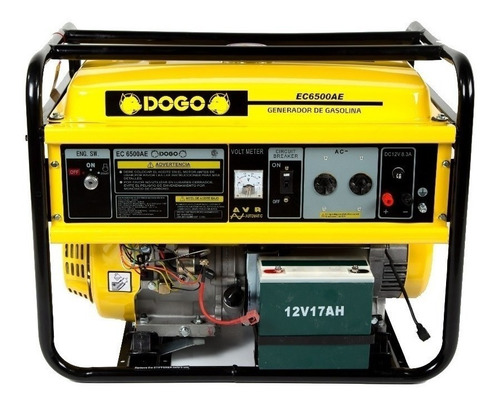 Generador Naftero 220v 5.5kva 4t Electrogeno Ec6500a Dogo