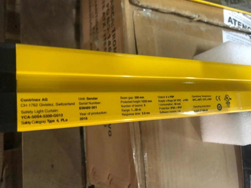 Cortina De Luz De Segurança Contrinex 300mm Ip65 E 67 Cat 4