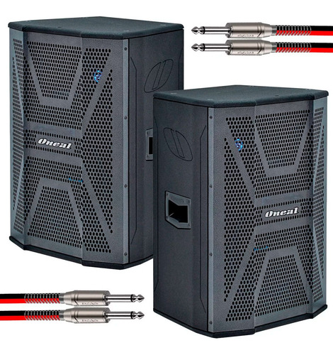 Par De Caixas Passiva Oneal 15'' Ob-1315r C/ Cabos