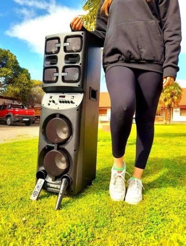 Imagen 4 de 9 de Parlante Torre Potenciado 7200w Harrison Temuki Control Dj