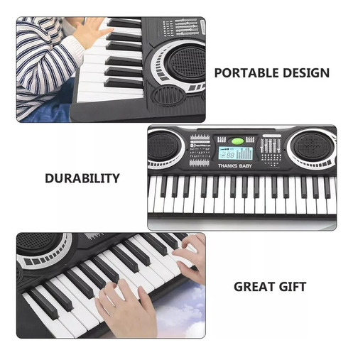 My Mini Piano Electrónico De 37 Teclas, Juguetes Musicales