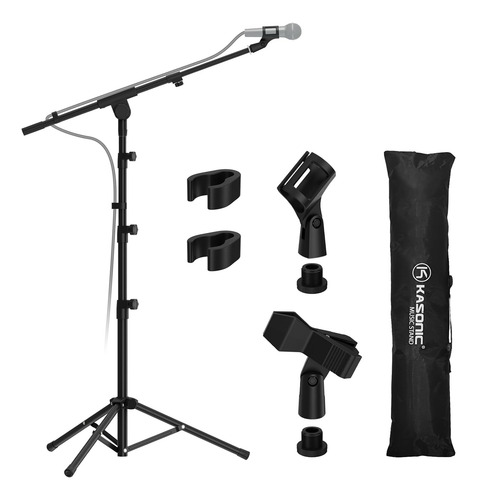 Soporte Micrófono, Trípode Plegable Y Resistente, Sop...