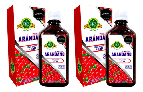 2 Arandano Cranberry Jbe 360ml - mL a $47