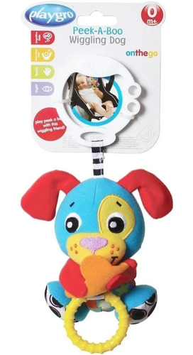 Peluche Colgante Peek-a-boo Wiggling Puppy Playgro 5471 Full