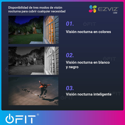 Imagen 7 de 10 de Camara Seguridad Domo Ip Wifi Ezviz 2k Audio Exterior