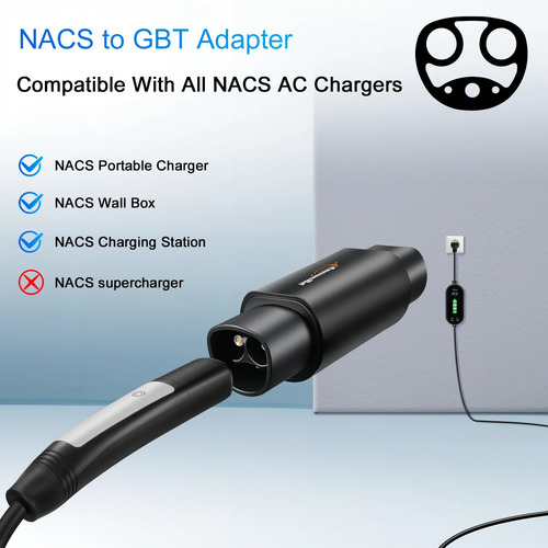 Adaptador De Carga De Tesla A Gbt Autos Chinos Byd Jac Chery