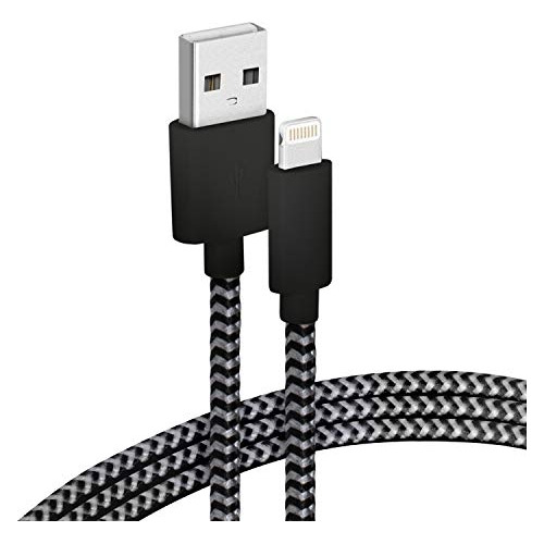 Relámpago Trenzado De Nylon Real A Usb A  Mfi Cs95z