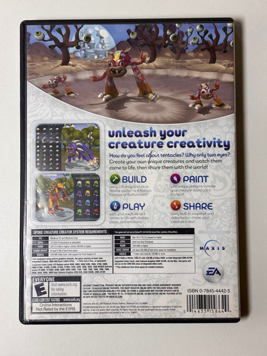 Juego Pc Spore Creature Creator Compatible Mac (2008) (Usado)