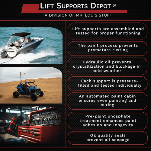 Lift Supports Depot Cantidad (4) Soportes Para Adaptarse A 2