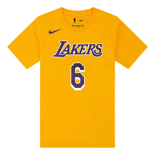 Camiseta Nike Los Angeles Lakers Swingman-amarillo