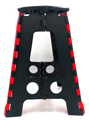 A Banco Plegable Grande Plástico Rojo 120kg Uso Rudo