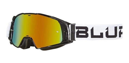 Goggles Motocross Enduro Oneal Blur B-20 Flat Negro/ Blanco