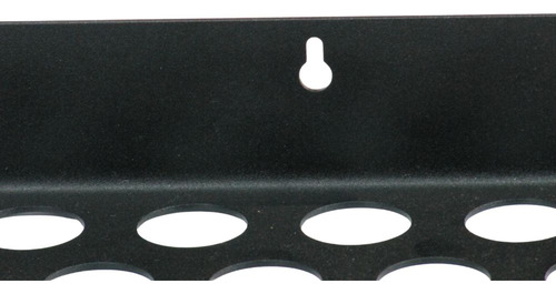 Suporte De Temperos E Ervas De Parede - 25 Tubetes - Preto