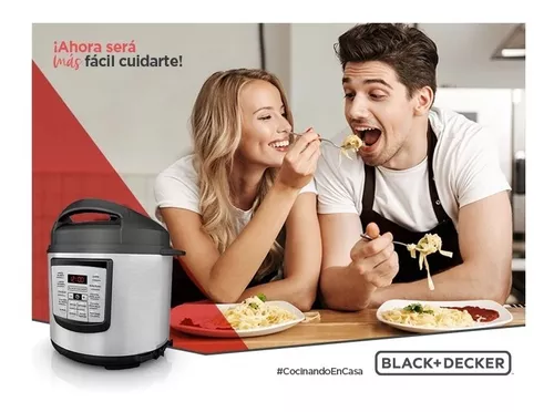 Comprar Olla Express Eléctrica Black&Decker Digital de 6 Litros, PR100SD