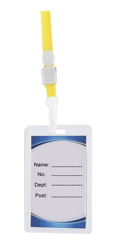 50pcs Lanyard Identificación Nombre Insignia Tarjeta De Neg