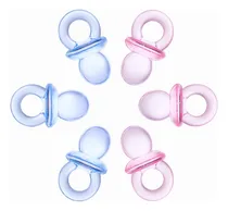 Comprar Chupetes De Acrílico Chicos 2cm 25unid Souvenir Baby Shower