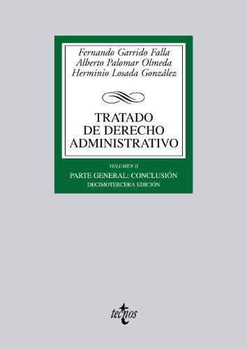 Tratado De Derecho Administrativo, De  Garrido Falla Fernando Palomar Olmeda Albe. Editorial Tecnos, Tapa Blanda En Español, 9999